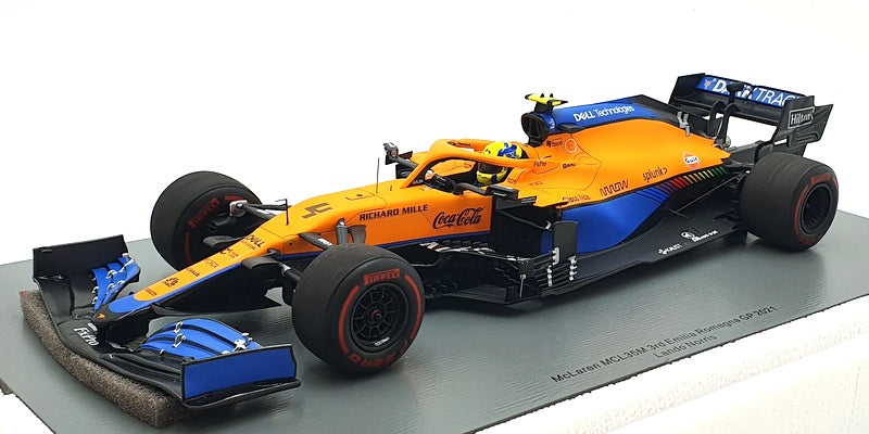 Spark 1/18 Scale 18S585 - Mclaren MCL35M #4 E.Romagna GP 2021 L.Norris