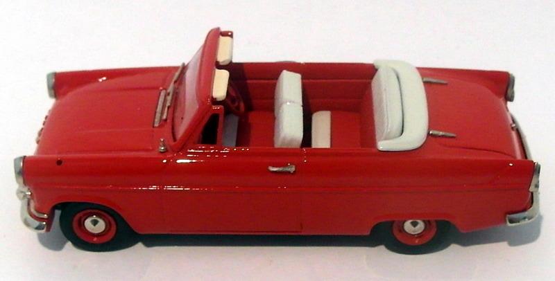 Lansdowne Models 1/43 Scale - LDM23A 1962 Ford Consul Mk2 Convertible - Red