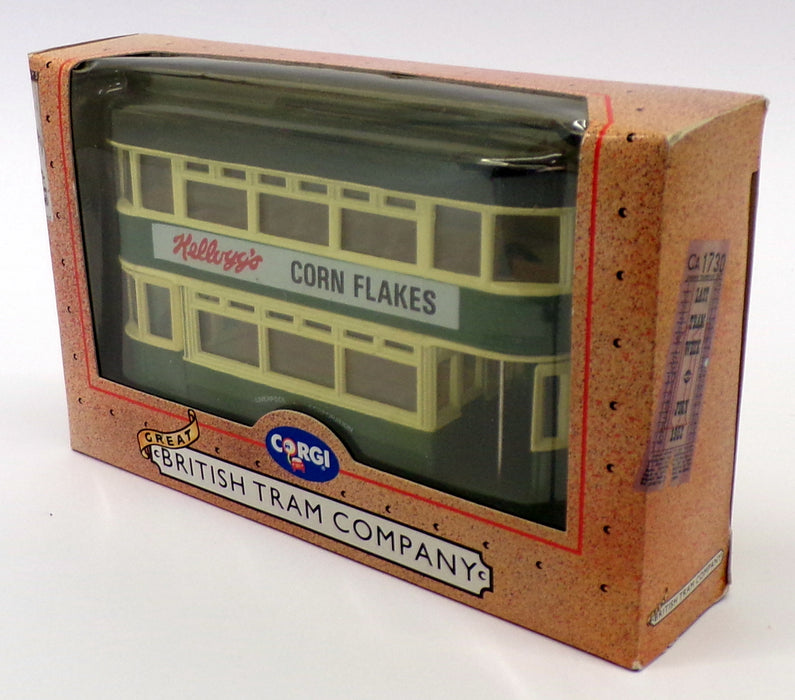 Corgi Appx 12cm Long Diecast 97296 - Liverpool Corporation Tram Car
