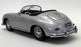 Kyosho 1/18 Scale Diecast - 08011S Porsche 356A/1600 Speedster Silver