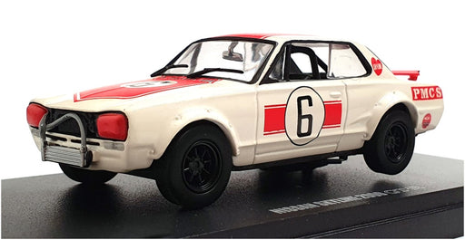 Kyosho 1/43 Scale 03022R - Nissan Skyline 2000GTR Racing - Red #6