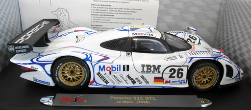 Maisto 1/18 Scale diecast - 38864 Porsche 911 GT1 Le Mans 1998 - number 26