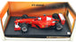 Hot Wheels 1/18 Scale diecast - 26738 Ferrari F1-2000 Rubens Barrichello
