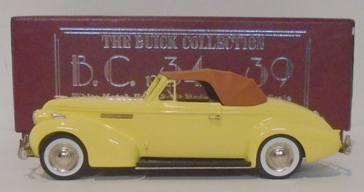 Brooklin Models 1/43 Scale BC011 - 1939 Buick Century Convertable Sequdia Cream