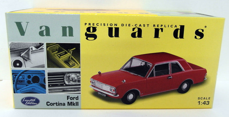 Vanguards 1/43 VA04106 Ford Cortina MK2 Super Dragoon red