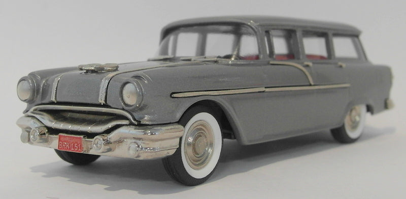 Brooklin 1/43 Scale BRK151 - 1956 Pontiac Chieftain 860 4Dr Station Wagon Gray