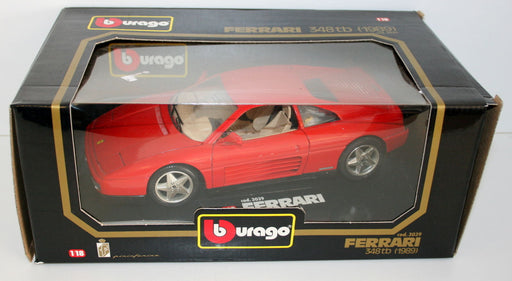 BURAGO 1/18 3039 FERRARI 348TB 1989 RED