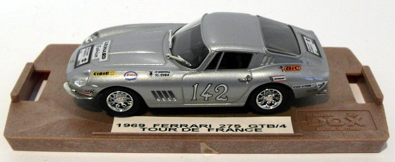 Box Model 1/43 Scale 8442 - Ferrari 275 GTB/4 Tour De France 1969 - Silver
