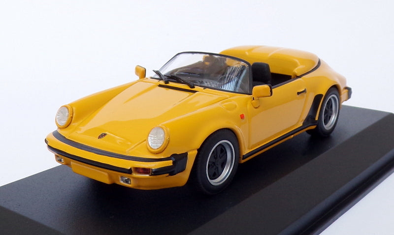 Maxichamps 1/43 Scale 940 066131 - 1988 Porsche 911 Speedster - Yellow