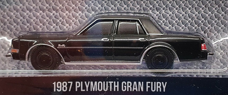 Greenlight 1/64 Scale Model Car 28050-C - 1987 Plymouth Gran Fury - Black