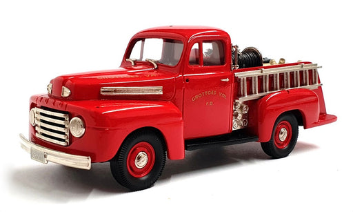 Brooklin 1/43 Scale CSV01 - 1948 Ford F1 Fire Truck Grottoes Vol. Fire Dept. Red