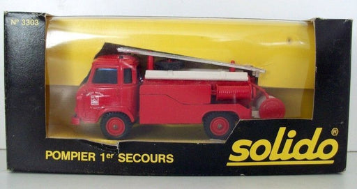 SOLIDO  - 3303 POMPIER 1ER SECOURS FIRE ENGINE