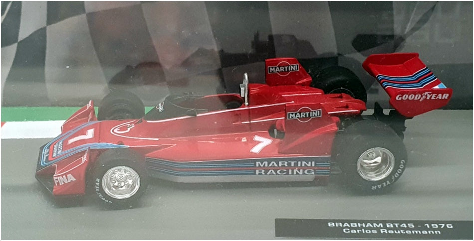 Altaya 1/43 Scale 28522E - F1 Brabham BT45 1976 C. Reutemann - Red