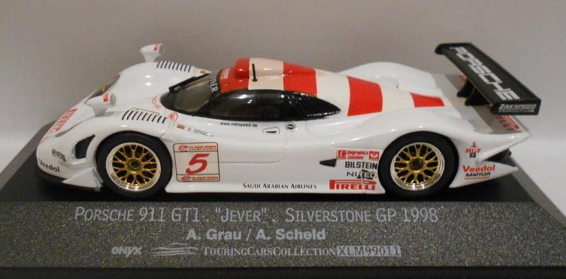 Onyx 1/43 Scale - XLM99011 PORSCHE 911 GT1 A.GRAU/A.SCHELD