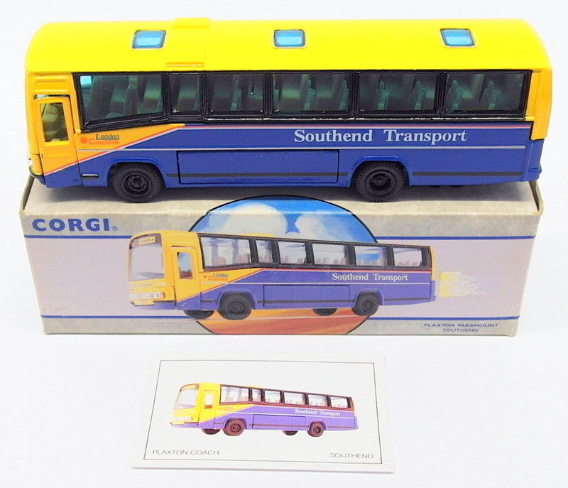 Corgi Appx 20cm Long Diecast Bus 91918 - Plaxton Paramount - Southend