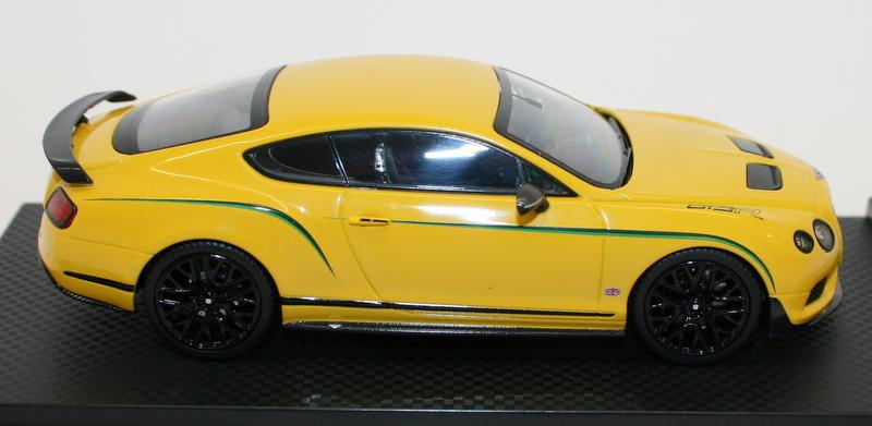 Almost Real 1/43 Scale Metal Model 430404 Bentley Continental GT3-R 2015 Yellow