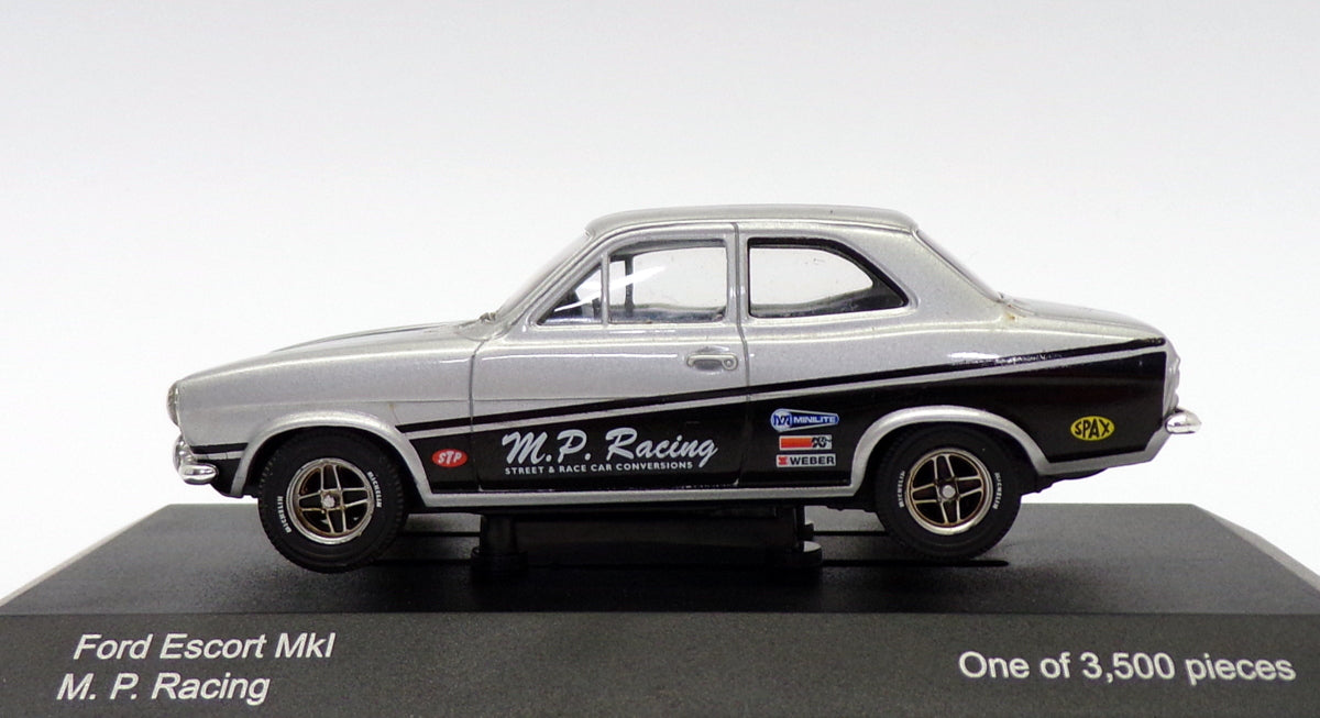 Vanguards 1/43 Scale VA09501 - Ford Escort Mk1 MP Racing - Silver/Black