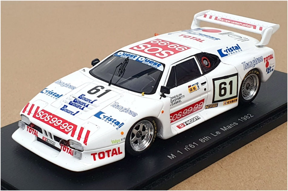 Spark - 1:43 - BMW M1 Le Mans 1982 - Ennequin - Gabriel Spark - 1:43 - BMW M1 Le Mans 1982 - Ennequin - Gabriel