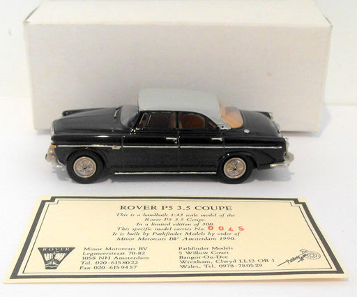 Pathfinder Minor Motorcars 1/43 Scale PFM045 - Rover P5 3.5 Coupe 1 Of 300