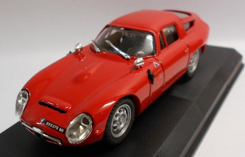 Best 1/43 Scale Metal Model - 9059 ALFA ROMEO TZ 1 PROVA RED