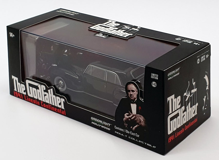 Greenlight 1/43 Scale 86552 - The Godfather 1941 Lincoln Continental + Figure