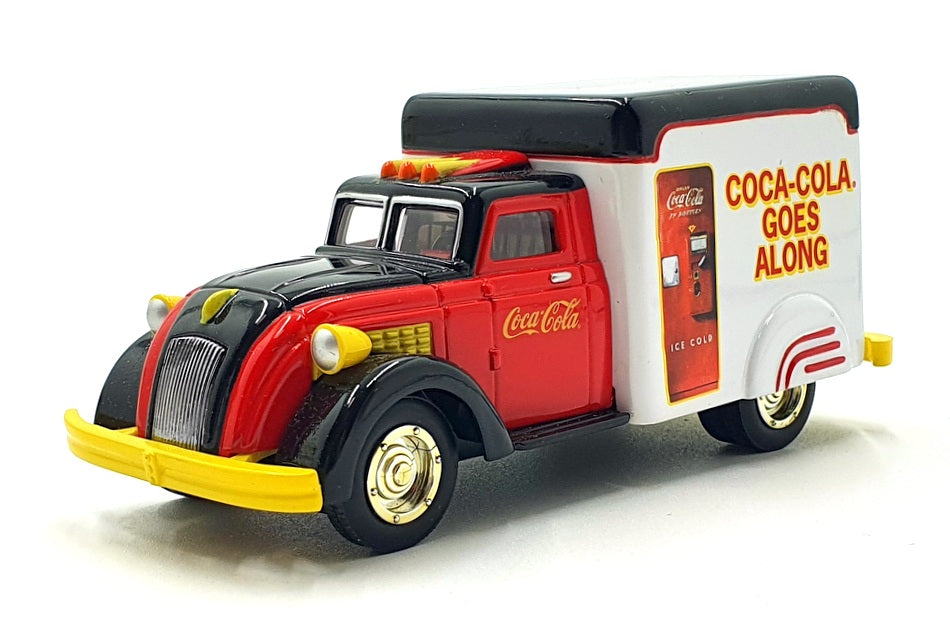 Matchbox Appx 10cm Long YYM96505 - 1937 Dodge Airflow Truck - Coca Cola