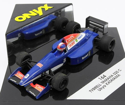 Onyx 1/43 Scale Model Car 164 - F1 Tyrrell Yamaha 020 C - U.Katayama