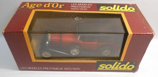 Solido 1/43 Scale Metal Model - SO232 MERCEDES SS TORPEDO RED