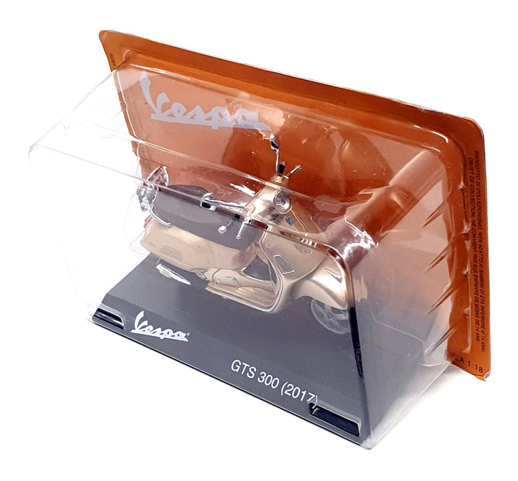 Altaya 1/18 Scale Diecast #3 - 2017 Piaggio Vespa GTS 300 - Gold