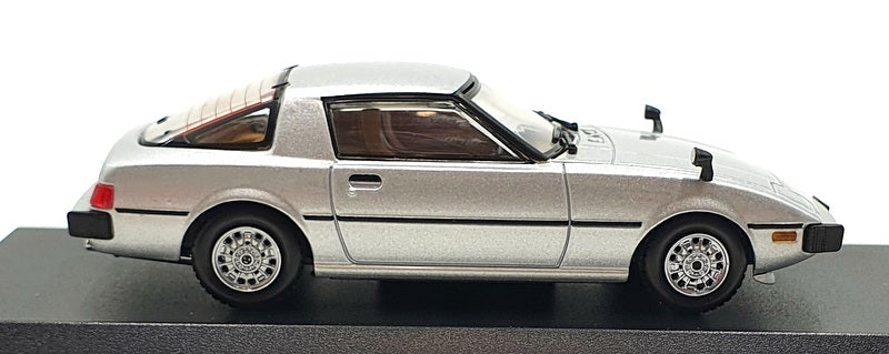 Kyosho 1/43 Scale Model Car 03282S - 1979 Mazda Savanna RX-7 SA22C - Silver
