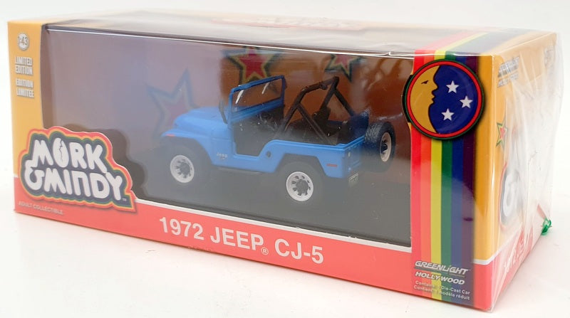 Greenlight 1/43 Scale Model Car 86570 - 1972 Jeep CJ-5 Mork & Mindy