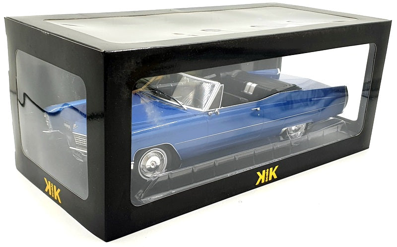 KK Scale 1/18 Scale Diecast KKDC180318 - Cadillac DeVille 1967 Open Top- Blue