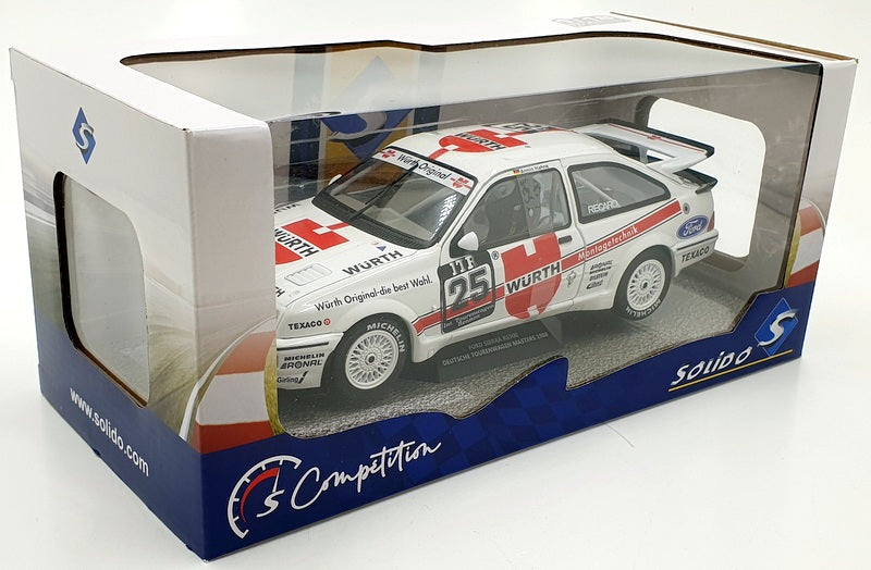 1/18 Solido 1988 Ford Sierra RS 500 #25 DTM Nürburgring Würth Wolf Racing Team Armin Hahne Diecast Car Model 1/18 Solido 1988 Ford Sierra RS 500 #25 DTM Nürburgring Würth Wolf Racing Team Armin Hahne Diecast Car Model