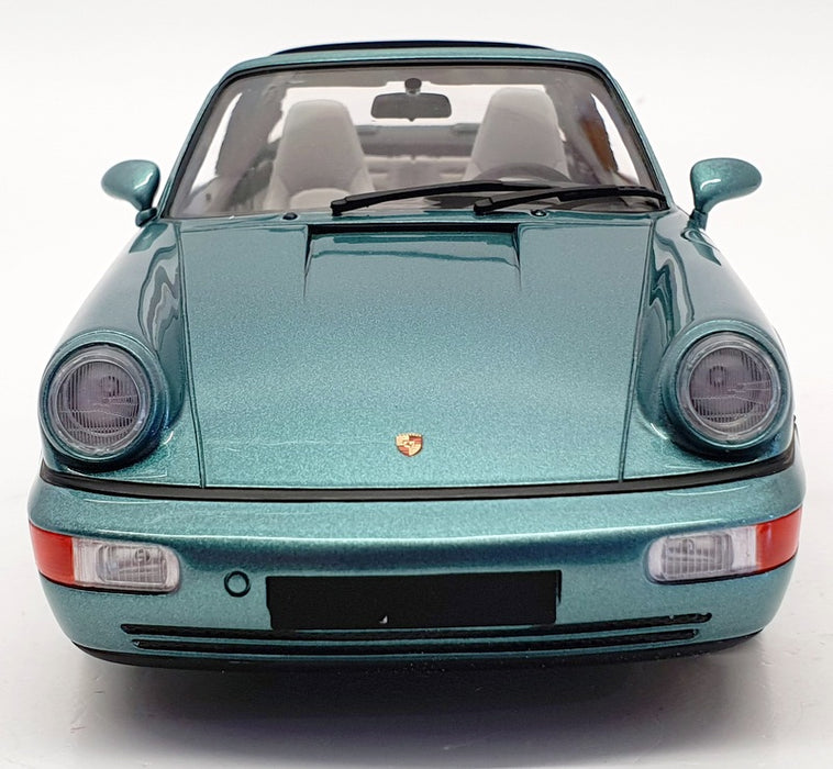 GT Spirit 1/18 GT805 - 1991 Porsche 911 964 Carrera 4 Targa  - Met Turquoise