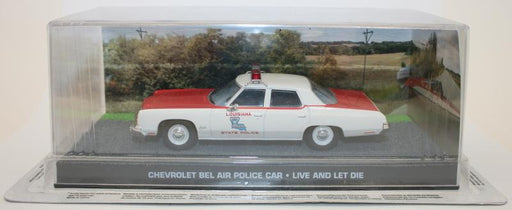 Fabbri 1/43 Scale 007 Bond Model Chevrolet Bel Air Police Car - Live & Let Die