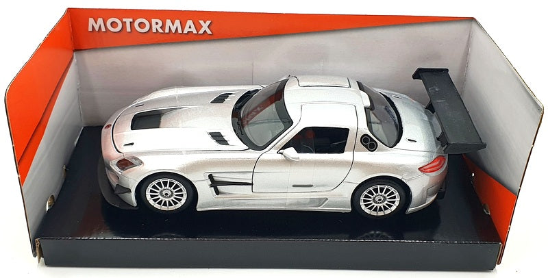 Motormax 1/24 Scale Metal Model 73356 Mercedes Benz SLS AMG GT3 - Silver
