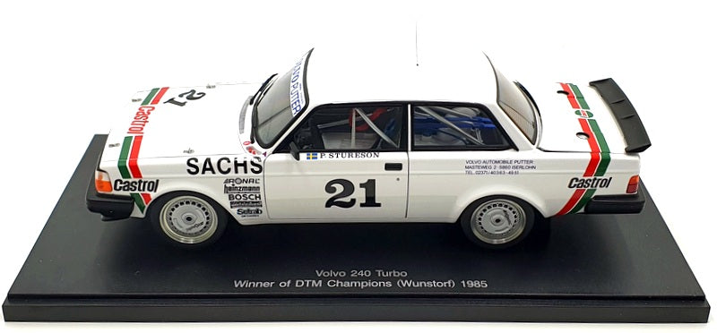 Autoart 1/18 Scale Diecast 88592 - Volvo 240 Turbo DTM 1985 #21 Stureson