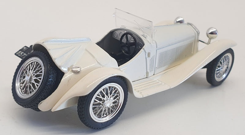 Brumm 1/43 Scale Model Car r77 - 1931 Alfa Romeo 2300 HP 142 - White