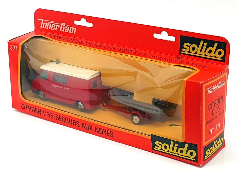 Solido Toner Gam 1/43 Scale Diecast 371 - Citroen C35 Coastguard Rescue
