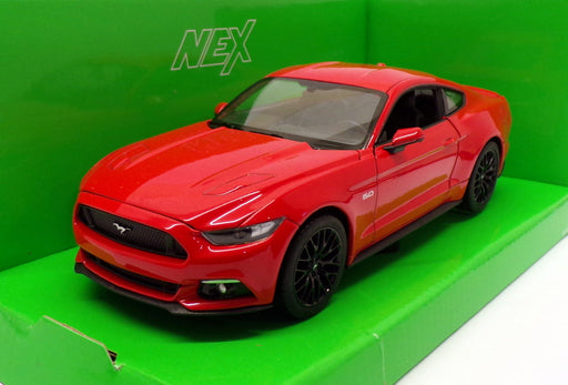 Welly 1/24 Scale Model Car 24062W - 2015 Ford Mustang GT - Red