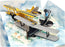 Lledo PA1002 - Barnstorming Duo Stearman/Tiger Moth & Wing Walkers Yellow Silver