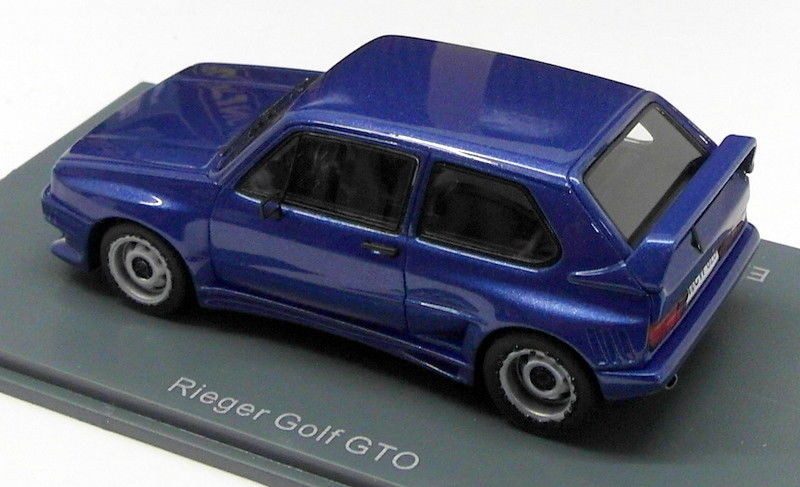Neo 1/43 Scale Model Car NEO45826 - Rieger Golf - Blue