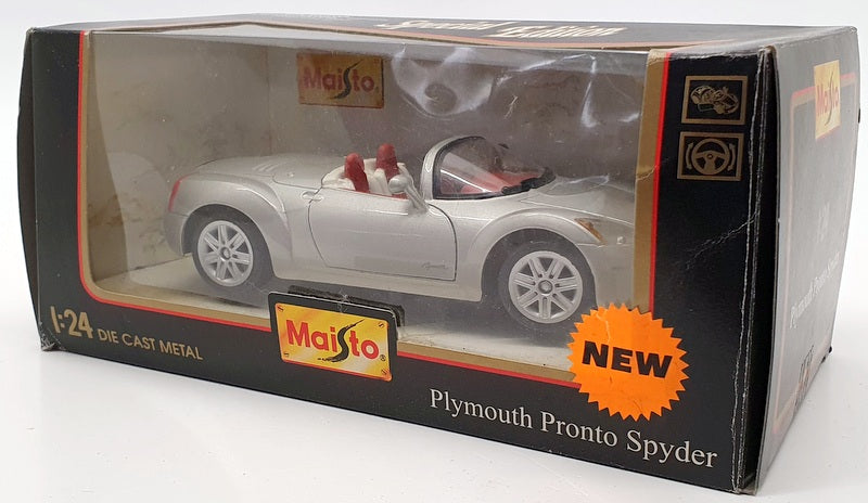 Burago 1/24 Scale Model Car 31944 - Plymouth Prowler Spyder - Silver