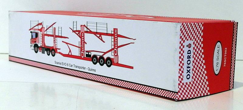 Oxford Diecast 1/76 Scale 76SCT002 - Scania P EVO6 Car Transporter - Quinns