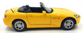 Maisto 1/18 Scale Diecast DC19722B - Honda S2000 - Yellow With Case
