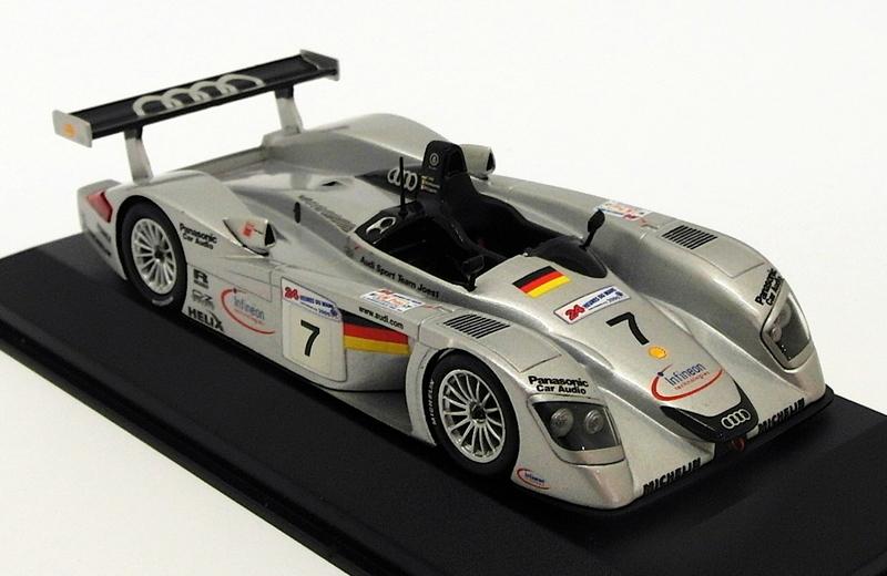 Minichamps 1/43 Scale Model Car 430 000907 - Audi R8S Le Mans 24hr 2000
