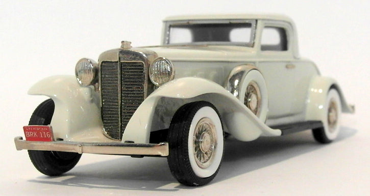 Brooklin 1/43 Scale BRK116  - 1931 Marmon Sixteen 2 Passenger Coupe Pale Cream