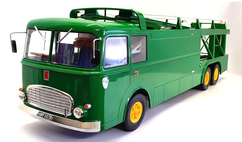Norev 1/18 Scale 187702 - 1970 Fiat Bartoletti 306/2 Racing Transporter - Green