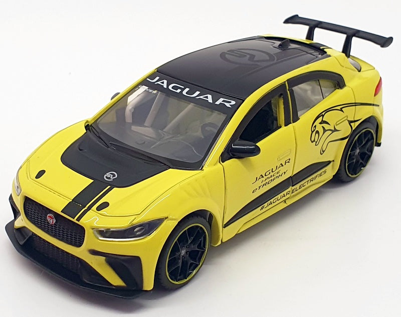 Tayumo 1/36 Scale Pull Back & Go 36100023 - Jaguar I-Pace e Trophy - Yellow