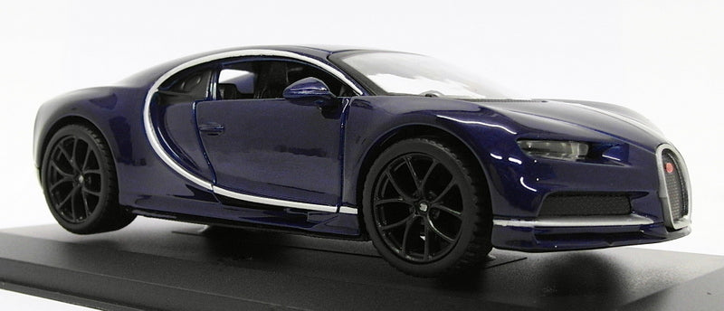 Burago 1/32 Scale Diecast Model Car 18-42025 - Bugatti Chiron - Blue